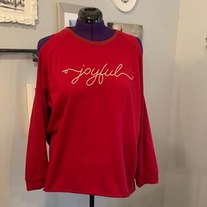 Joyful Red Women's Top